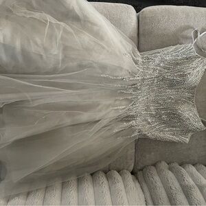 Stunning Silver Formal Dress